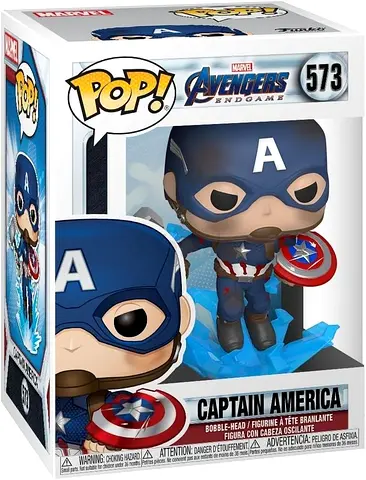 FunkoPop,Marvel,Endgame,CaptainAmerica,WithBrokenShieldMjolnir,Action,FreeDelivery