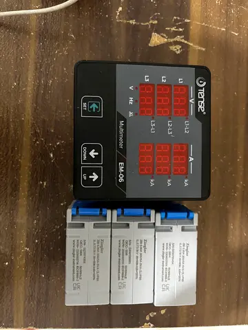 Tense Three phase Multimeter Em-06