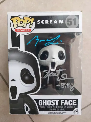 Funko GHOST FACE OG GRAIL SIGNED BY SKEET ULRICH AND MATTHEW LILLARD