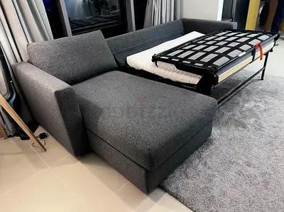Excellent condition Ikea vimle lshape sofa bed with storage