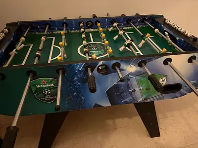 Used Heineken-themed Foosball Table - Good Working Condition