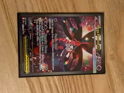 New mega floette ex pokemon card (with free sleeve)
