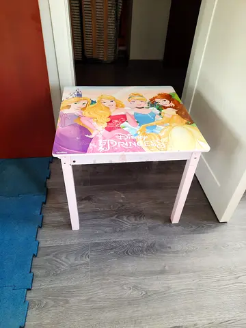 Princess Printed Study Table, Multi Purpose Study Desk chair