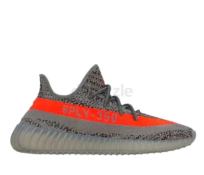 Original Yeezy x Adidas 350 V2 Beluga Reflective Sneakers Size US 10.5 (EU 44 2/3)
