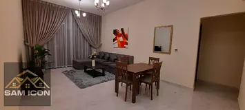 Furnished 2BR | Sydney Tower JVC | Balcony &amp; City View
