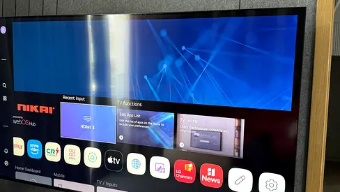 Nikai 85-inch Smart LED TV - with original LG Web OS, Working flawless, Good Condition, LG smart rem