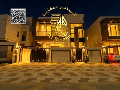 Luxury Villa for Sale in Al Bahia Ajman with Super Deluxe Finishing, Freehold for All Nationalities, 5 Master Bedrooms and Prime Location Near All Ser
