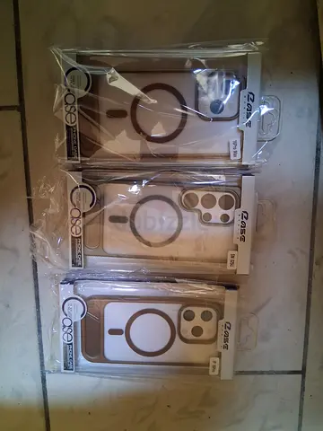 Set of 3 MagSafe-compatible Clear Phone Cases (various sizes) - New in Packaging