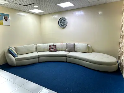 As perfect condition cratebarrel corner sofa
