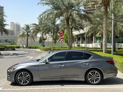 2023 Infiniti Q50 Luxe | GCC Specs | Low Mileage | Warranty