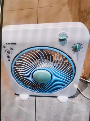 Compact Krypton Box Fan - Good Working Condition
