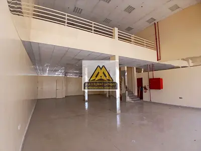 مستودع للإيجار بمساحة واسعة وتقسيم عملي أرضي وميزانين موقع استراتيجي بجوار السوق الصيني في الجرف الصناعية 1 عجمان
