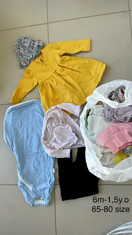 baby girl cloths 6m-1.5y.o, 56-80 size