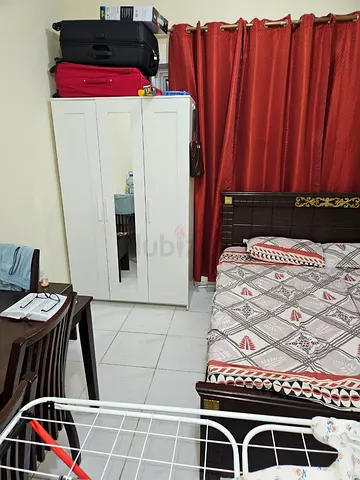 Bedroom with separate bathroom available in shabiya 10