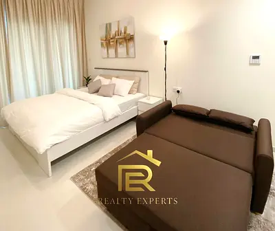 Furnished Studio | Balcony | Pool & City View