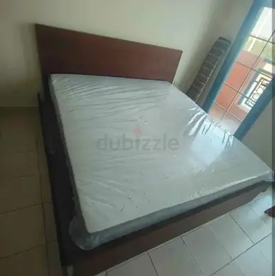 Ikea Double bed with mattress available in perfect condition no any demagh are broken Size is 140/20