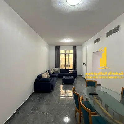 شقة غرفتين وصالة مفروشة للإيجار الشهري ✨ عجمان - الراشدية 2 - بالقرب من حديقة السيدات , شامل الفواتير و الإنترنت , فرش أنيق و مرتب