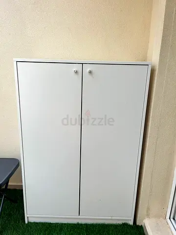 IKEA Shoe Cabinet White 80x35x117cm