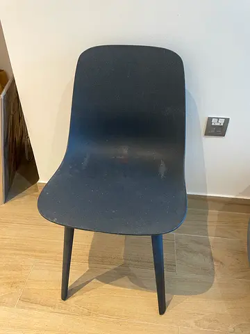IKEA single modern blue dining chair - Great condition