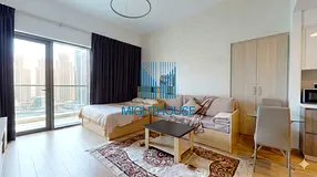 High Floor | Fully Furnished Studio | Steps to Metro | Azizi Aura
