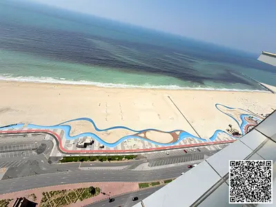Sea View | 2BRH Apartment for Rent in Corniche Residence Towers | Beach View | Prime Location