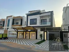 Luxury 6BR Villa for Annual Rent in Al Yasmeen, Ajman | Hall + Majlis + Maid Room | 8 Baths | Premi
