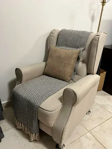 Beige Recliner