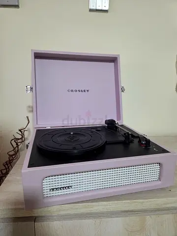 Crosley Portable Turntable - Vintage Style, Light Purple