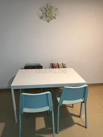 Dining table with chairs