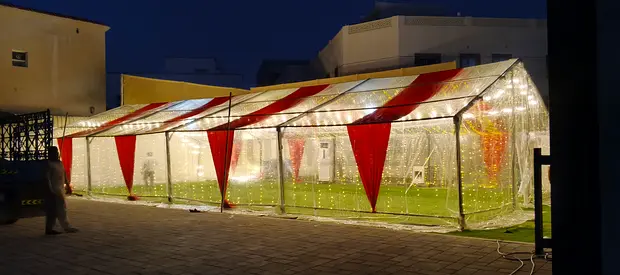 20m Wedding/Event Tent Package for setup - AED 5000