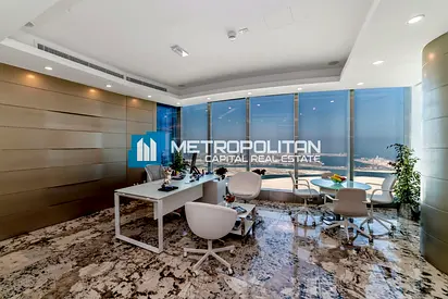 High Floor | Semi Furnished Office | Saadiyat View