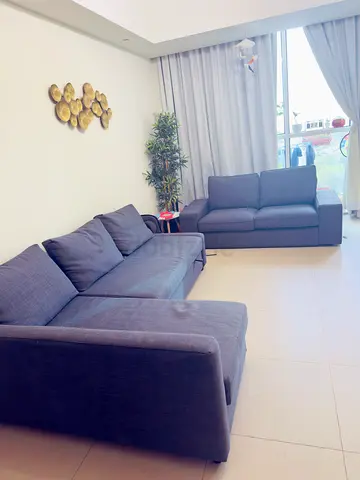 Grey 3-Seater and 2 seater Sofas in Very Good Condition