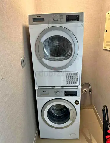 Brand Smeg Separate Washer 8 kg Dryer 8 kg