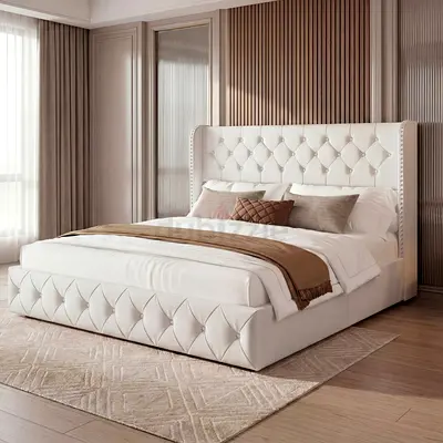 Brand New Luxury King Size Bed - Fully Customizable Bedframe - UAE Sharjah Made