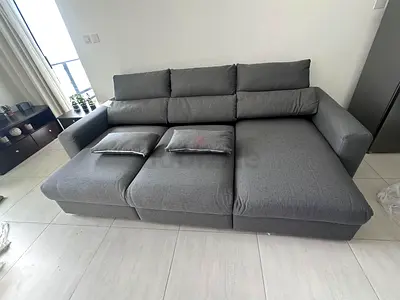 Ikea Eskelstuna L shape sofa bed Dark gray Excellent Condition