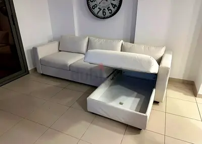 Ikea vimle lshape sofa bed with storage