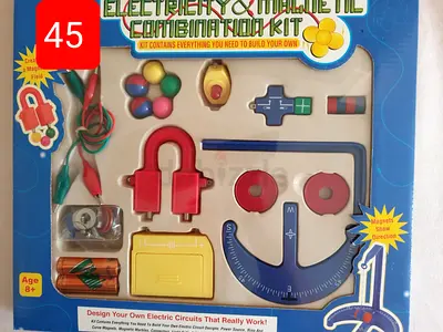 Kids Electricity  Magnetic Combination Kit - Complete Circuit Set (Age 8+)