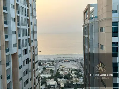 Largest 3BR apartment with direct sea view for rent in Ajman One Rashidiya 3 | 3 master rooms, maid & laundry room | free parking, gym, pool & garden
