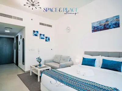 High Floor | Newly Furnished Studio | Near Miracle Garden & City Center Barsha