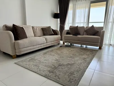 Beige 3-seater and 2-seater Sofa Set — Excellent Condition
