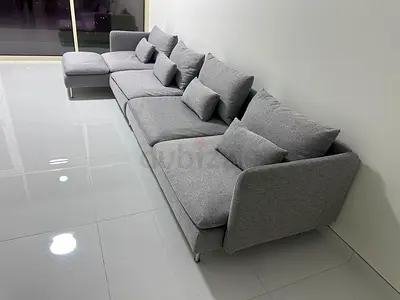 Ikea Sodhremn L Shape Sofa Gray Excellent Condition like new Condition