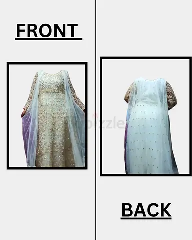Embellished Gold/Ivory Long Formal Womens Dress Size Approx L/Xxl/3XL (WEIGHT : 70-95 KG)
