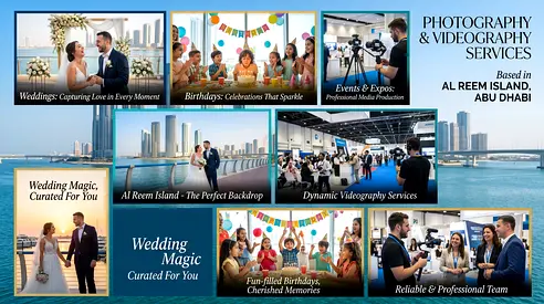 🎬 Luxury Photography  Videography Services | Al Reem Island, Abu Dhabi