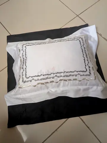 Bagni Volpi Noemi, Italian pillow with pillow cover for sale