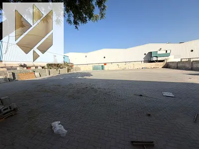 Special offer for rent: an industrial yard in Industrial Area 13, strategically located on the main road