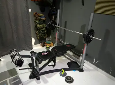 Home gym items .
