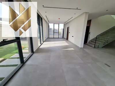 Villa for rent in Al Hoshi – First tenant – Modern villa – Ultra super deluxe finishing – 4 master bedrooms – Covered parking – Maid’s room.