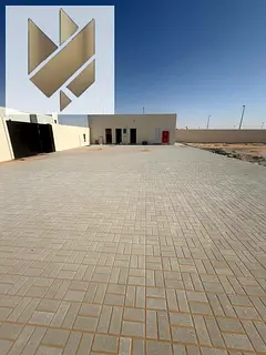 Industrial plot for rent in Al Sajaa, 10,000 sq ft, on the main road