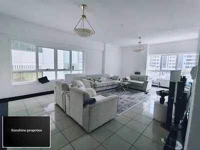 Spacious Furnished 3BHK Apartment With Balcony and Cabinets Maid Room