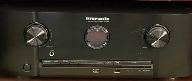 High end tv theater system Marantz and Polk Audio